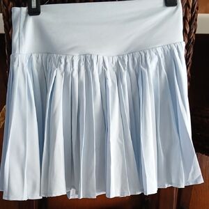 Jordan Light Blue Pleated Skater Skirt
